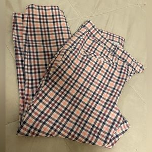 Skinny fit square design women pants